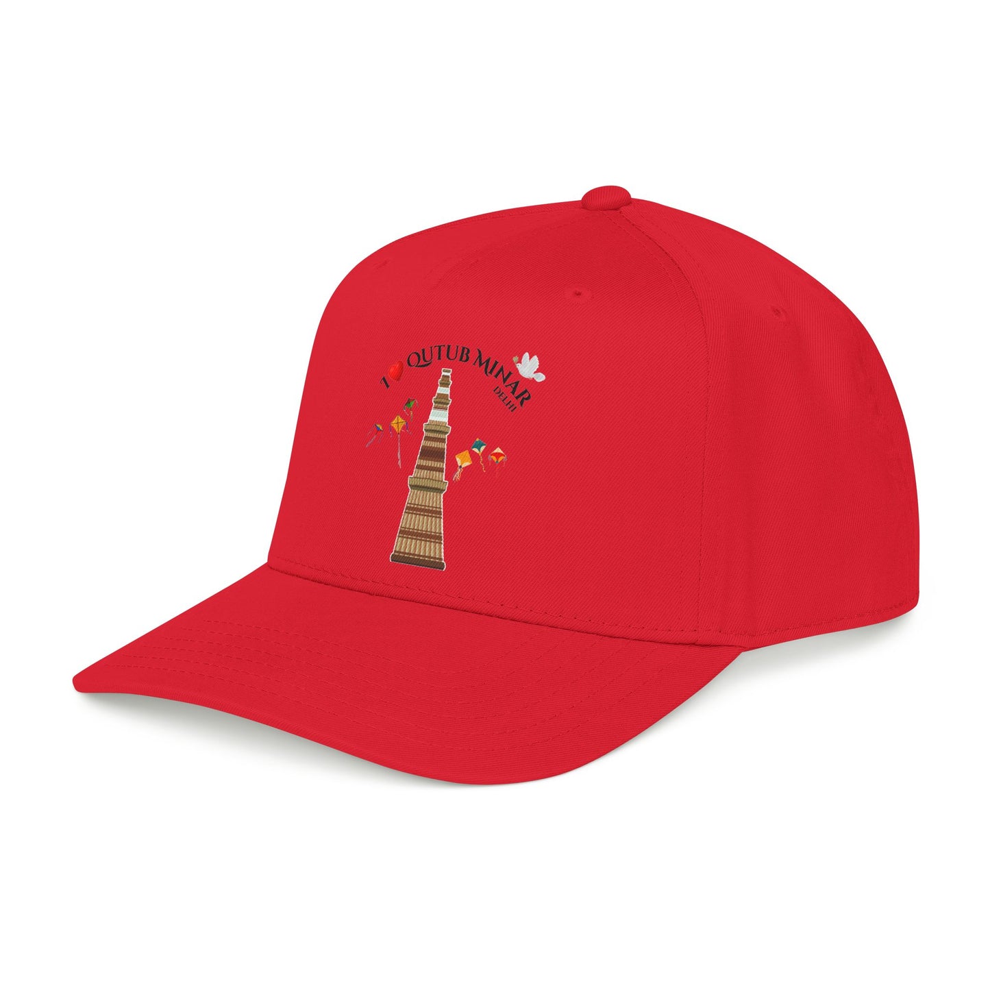 Qutub Minar Baseball Cap - Indian Landmark Souvenir