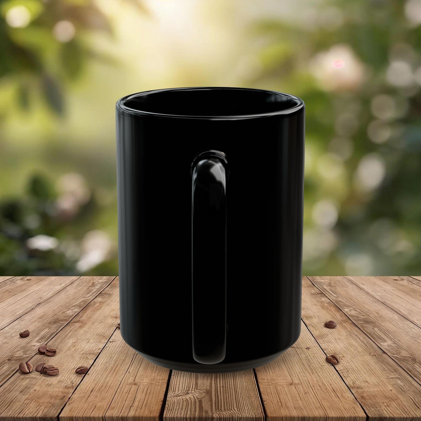 Eiffel Tower Black Mug - Gift for Travelers, Coffee Lovers, or Home Decor