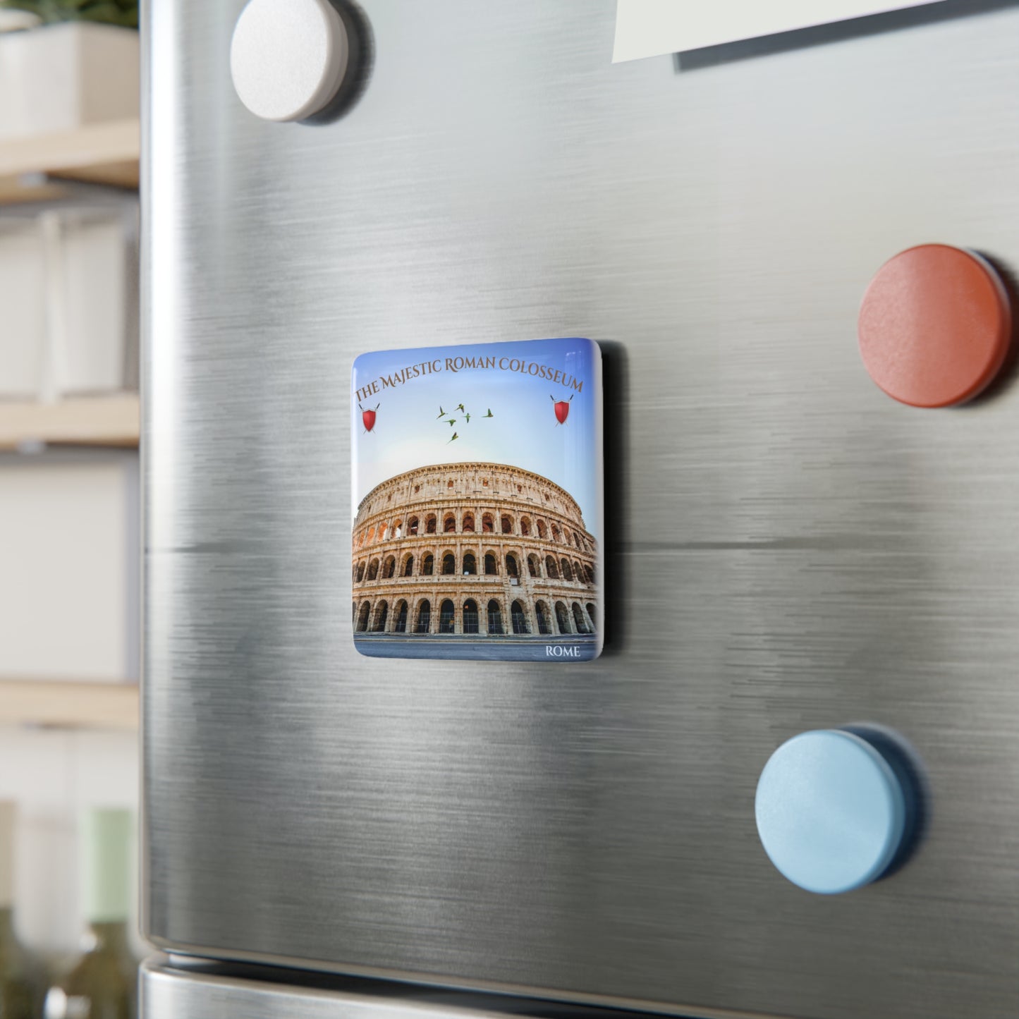 Colosseum Fridge Magnet — Rome Travel Souvenir