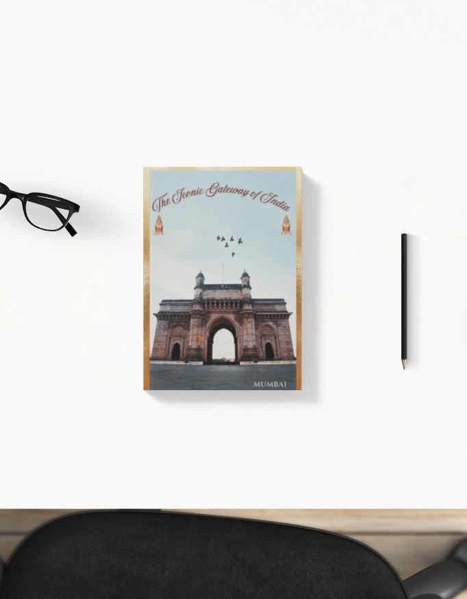 Daily Planner with Iconic Gateway of India Print | Organize Your Goals
