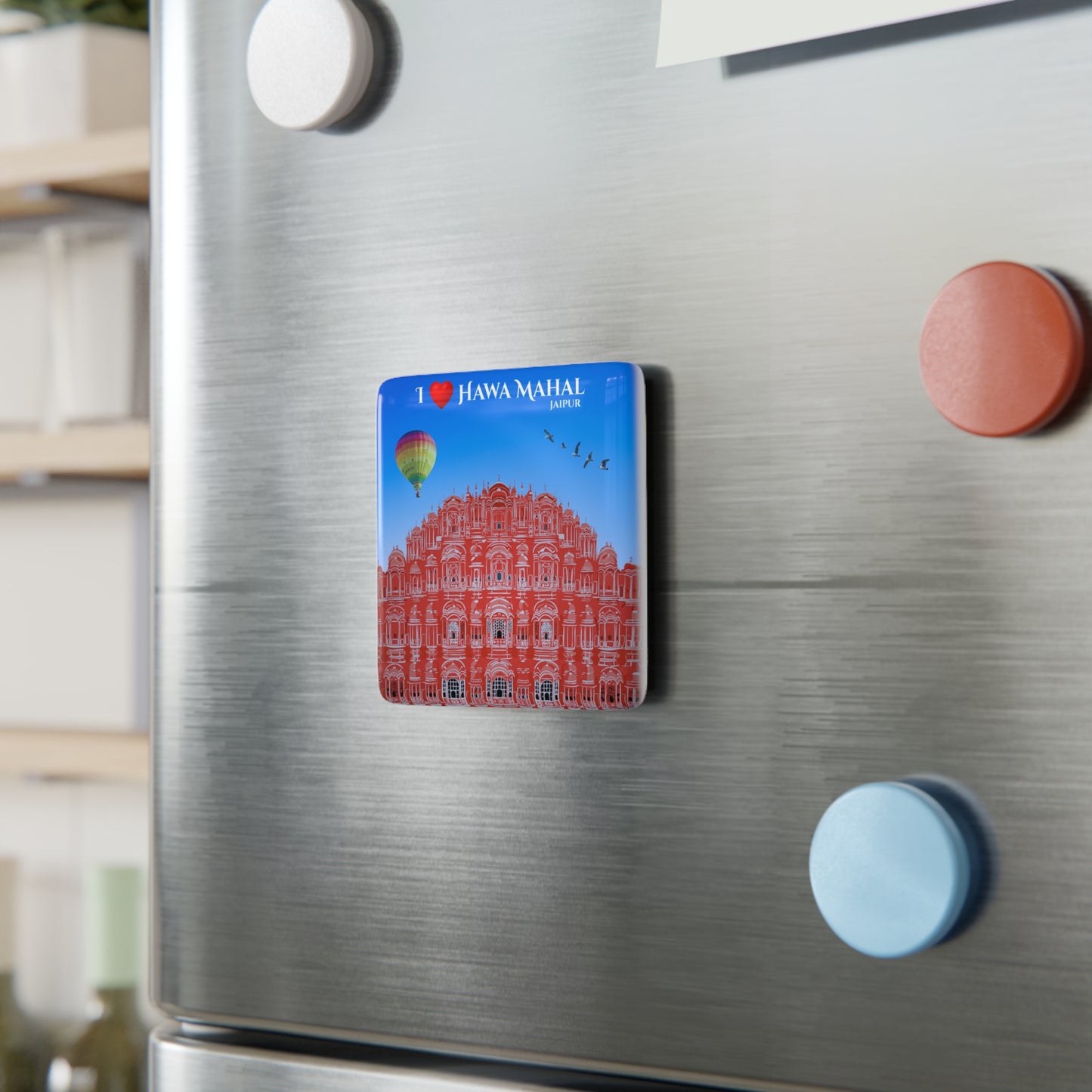 Hawa Mahal Jaipur Fridge Magnet — Travel Souvenir