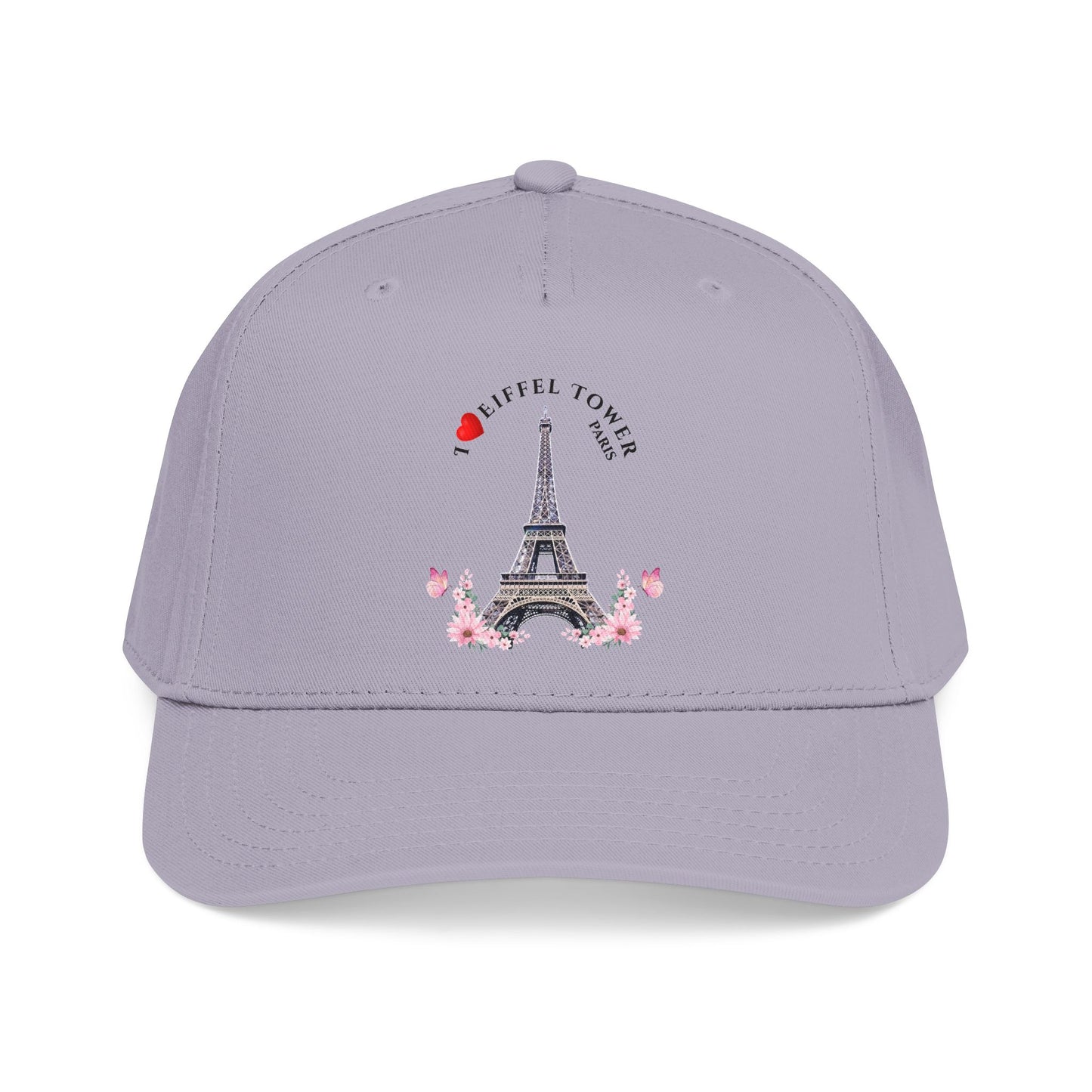 Eiffel Tower Floral Baseball Cap — Paris Travel Souvenir