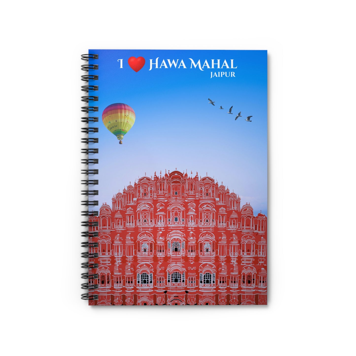 Hawa Mahal Jaipur Spiral Notebook — Traveler's Souvenir