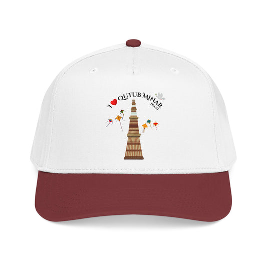 Qutub Minar Baseball Cap - Indian Landmark Souvenir