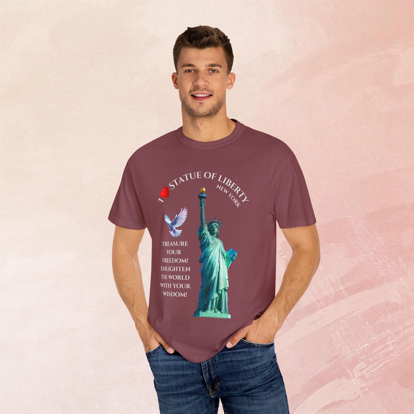 Statue of Liberty T-Shirt | New York Souvenir | Casual Wear