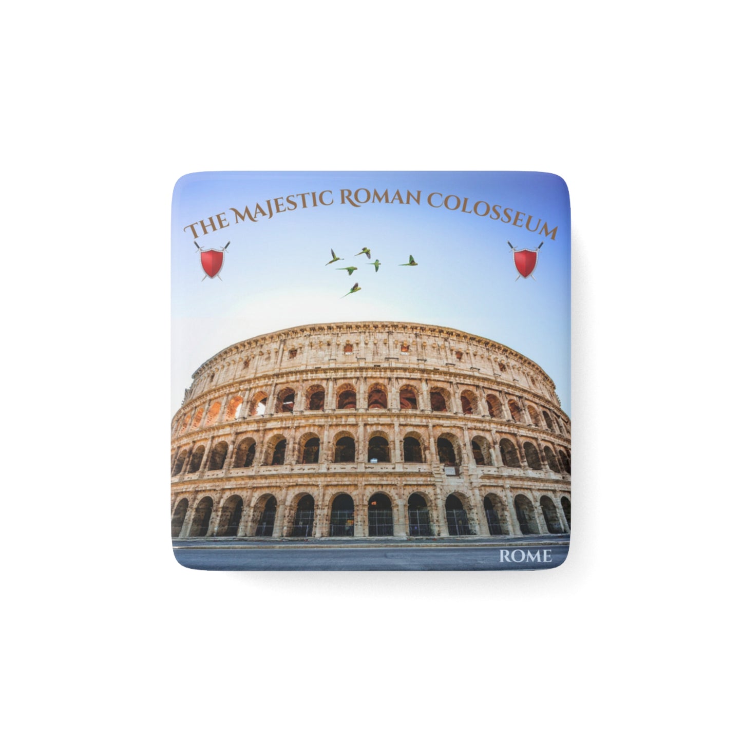 Colosseum Fridge Magnet — Rome Travel Souvenir