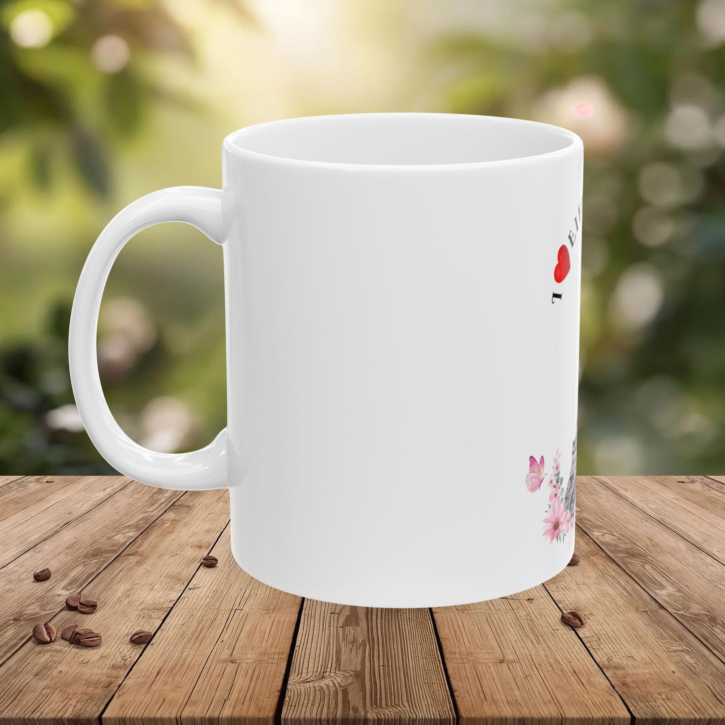 Eiffel Tower Ceramic Mug | Travel Souvenir | Cute Kitchen Decor