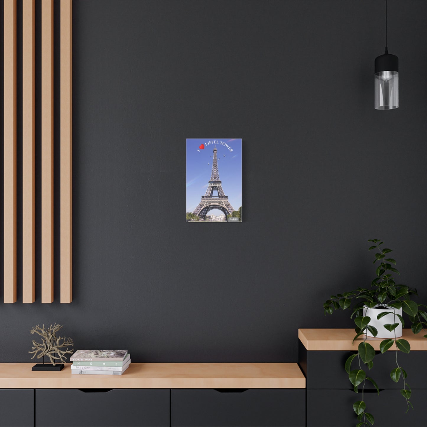 Eiffel Tower Matte Canvas Print — Designer Wall Art