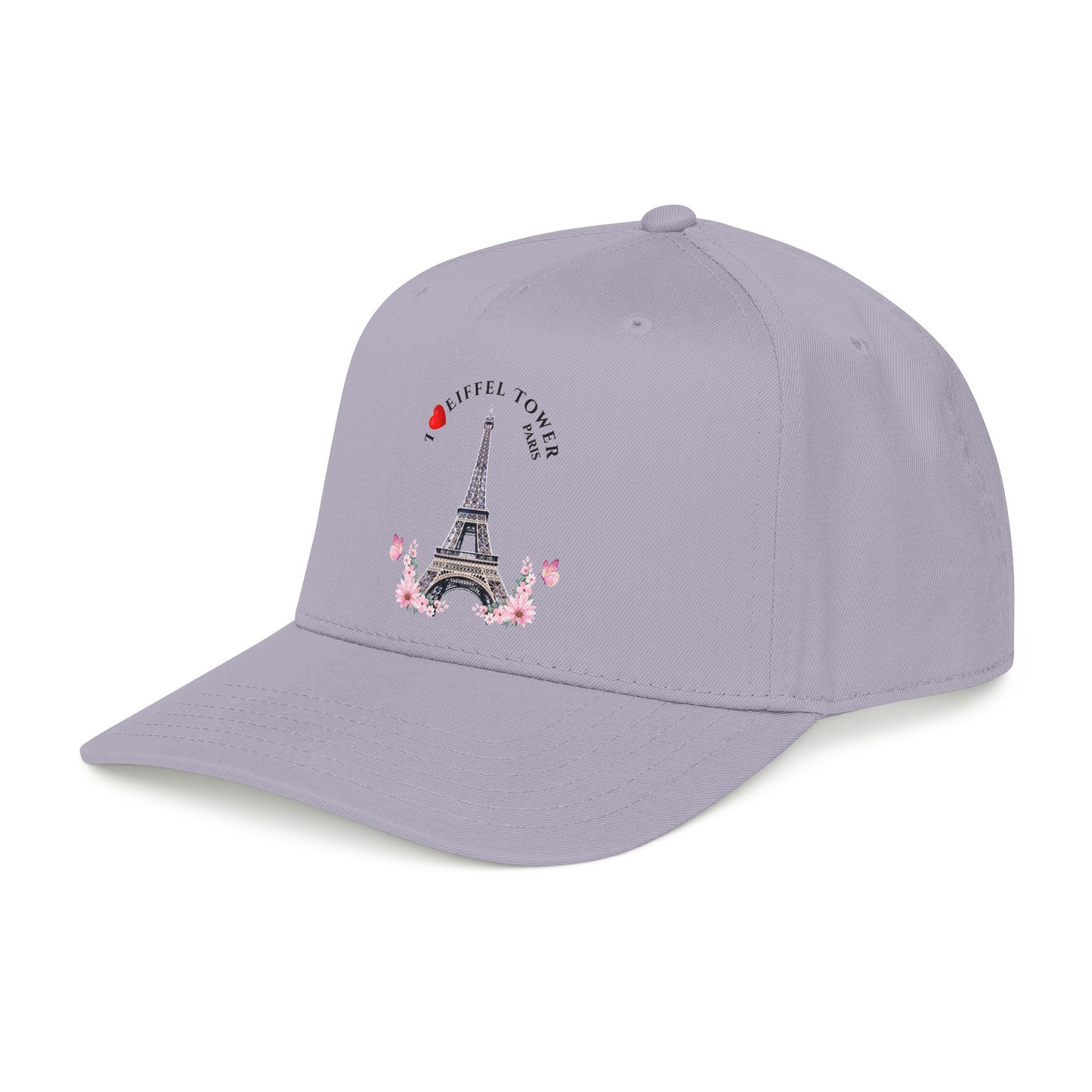 Eiffel Tower Floral Baseball Cap — Paris Travel Souvenir