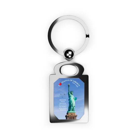 Statue of Liberty Keyring — Souvenir Keychain with New York Landmark