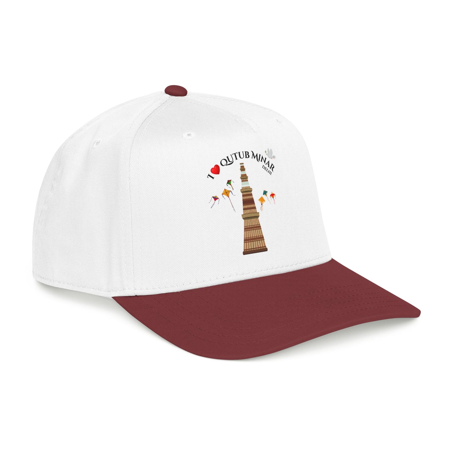 Qutub Minar Baseball Cap - Indian Landmark Souvenir