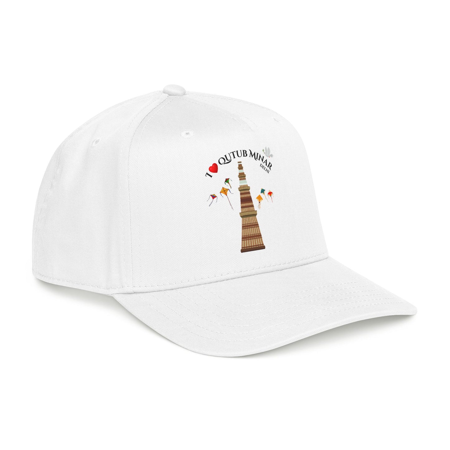 Qutub Minar Baseball Cap - Indian Landmark Souvenir