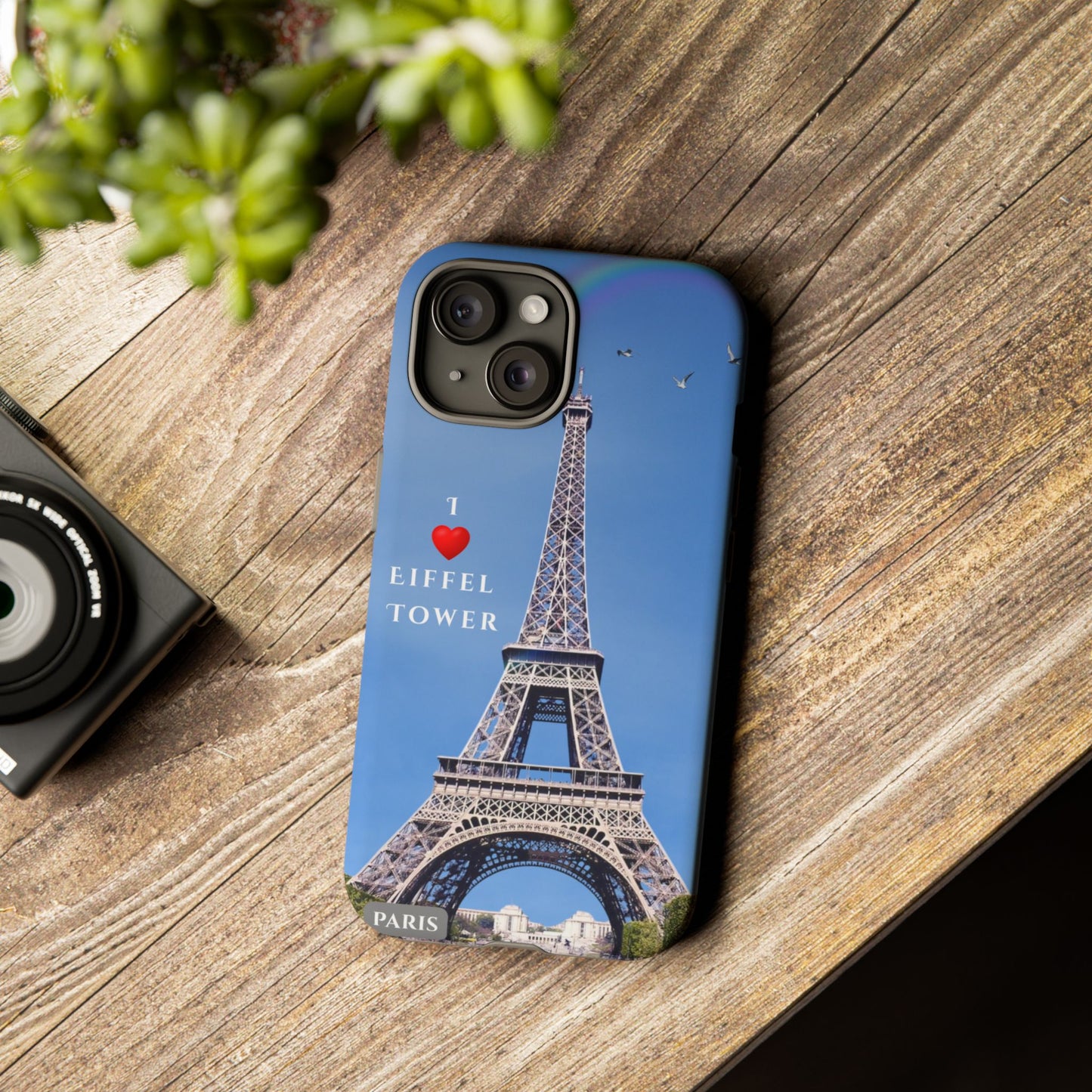 Eiffel Tower Phone Case for iPhone — Paris Travel Gift