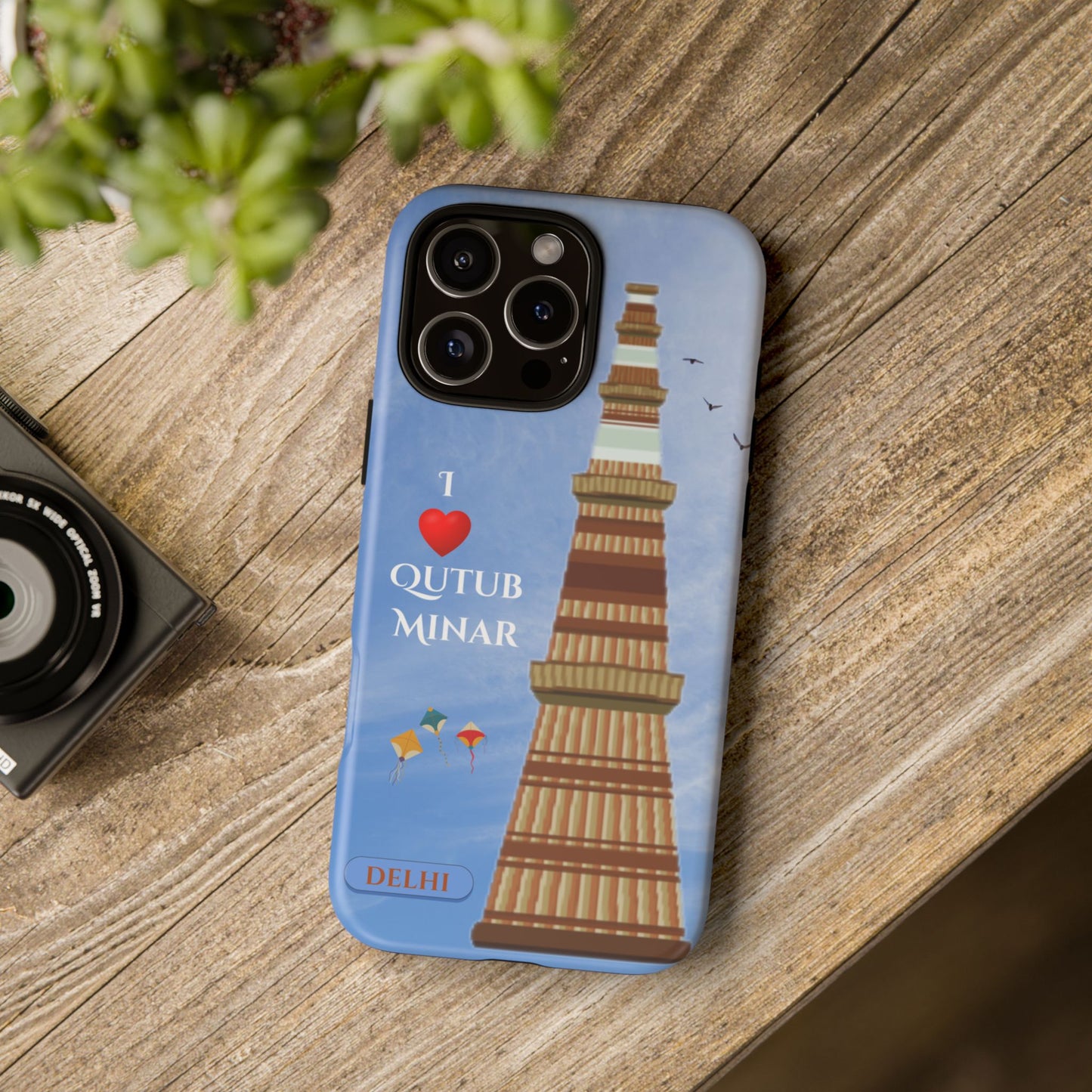 iPhone Case — Qutub Minar Delhi Protective Tough Case
