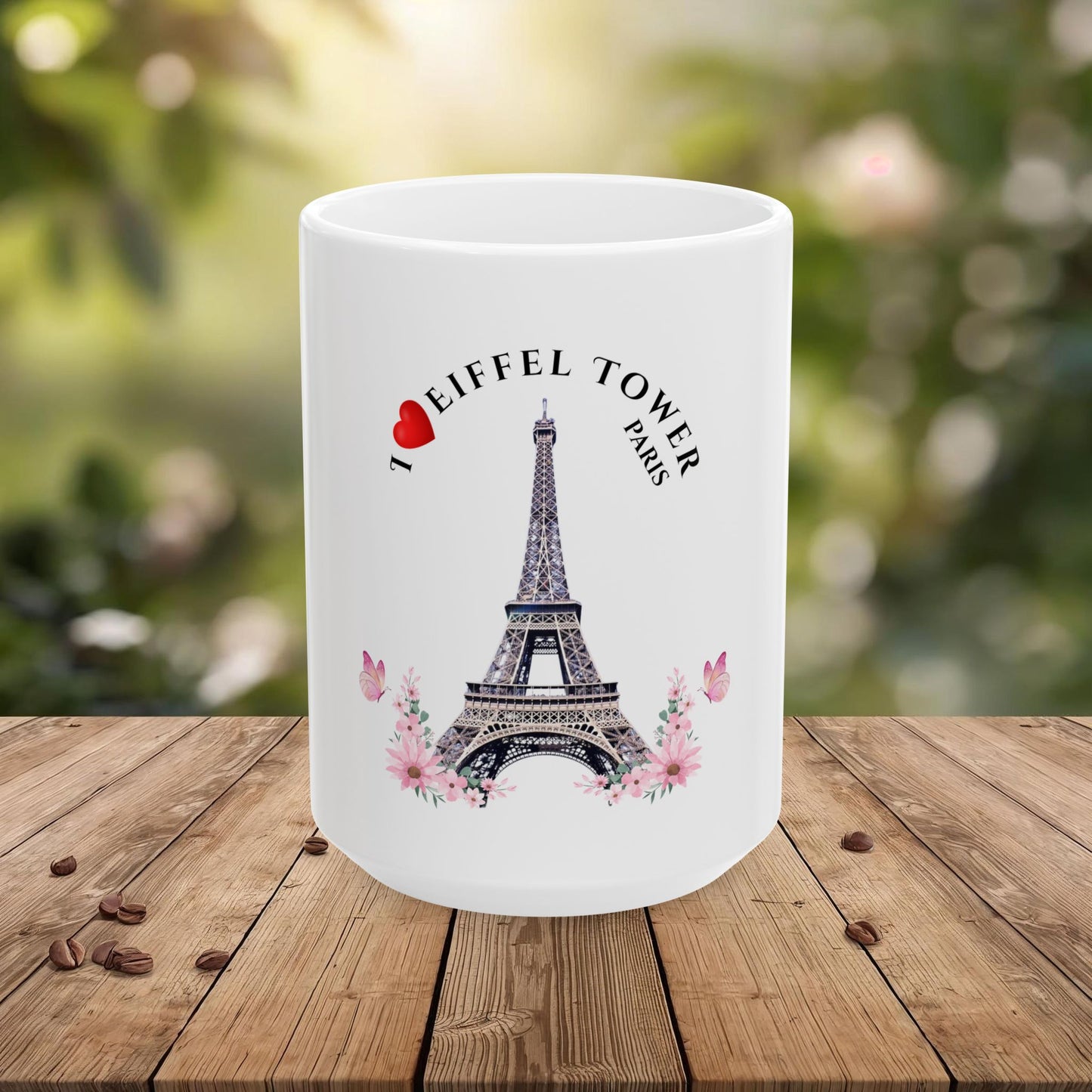 Eiffel Tower Ceramic Mug | Travel Souvenir | Cute Kitchen Decor