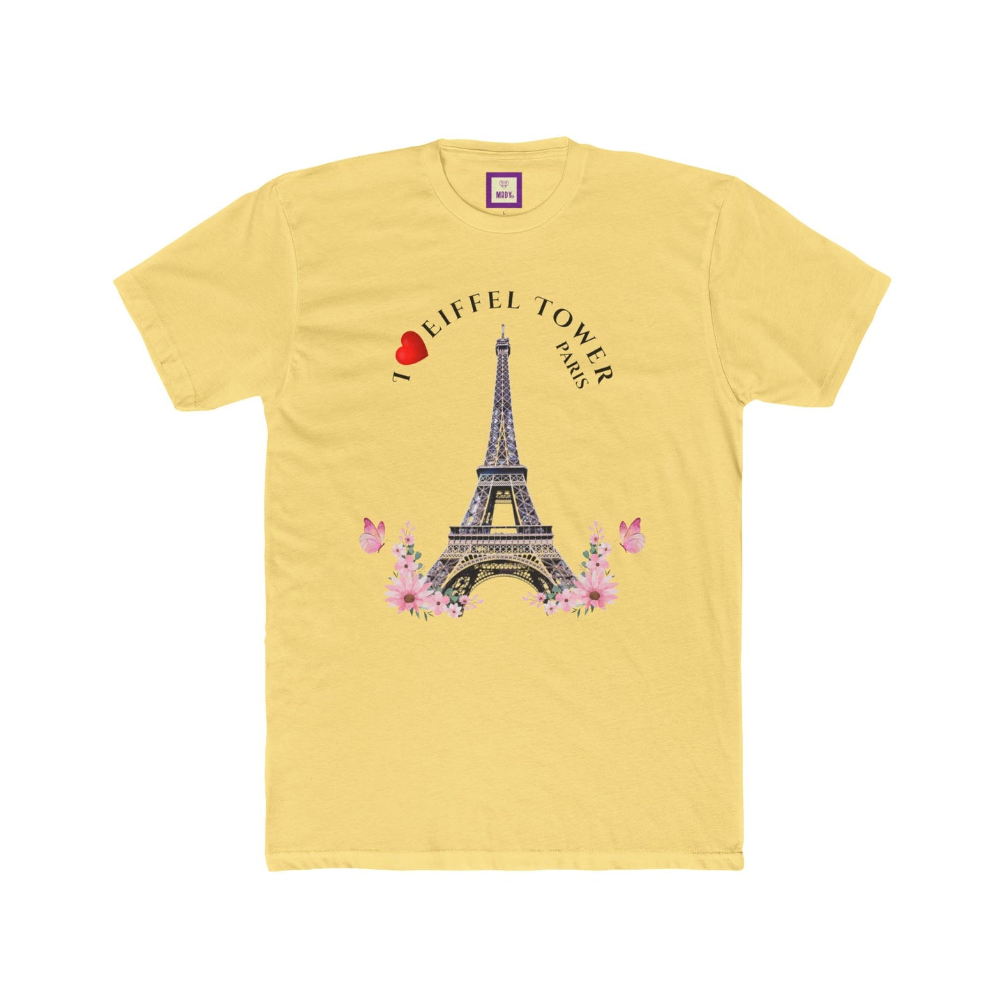 Eiffel Tower Floral Tee — Paris Souvenir T-Shirt