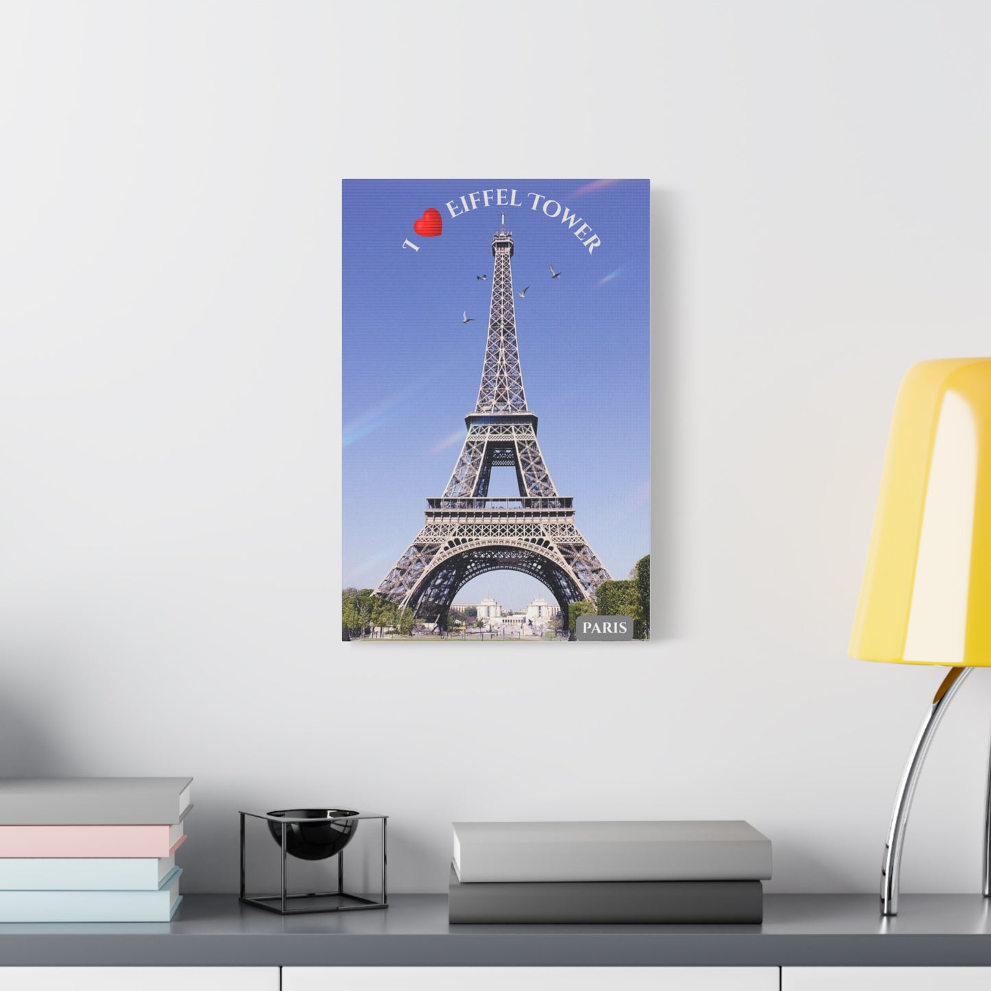 Eiffel Tower Matte Canvas Print — Designer Wall Art