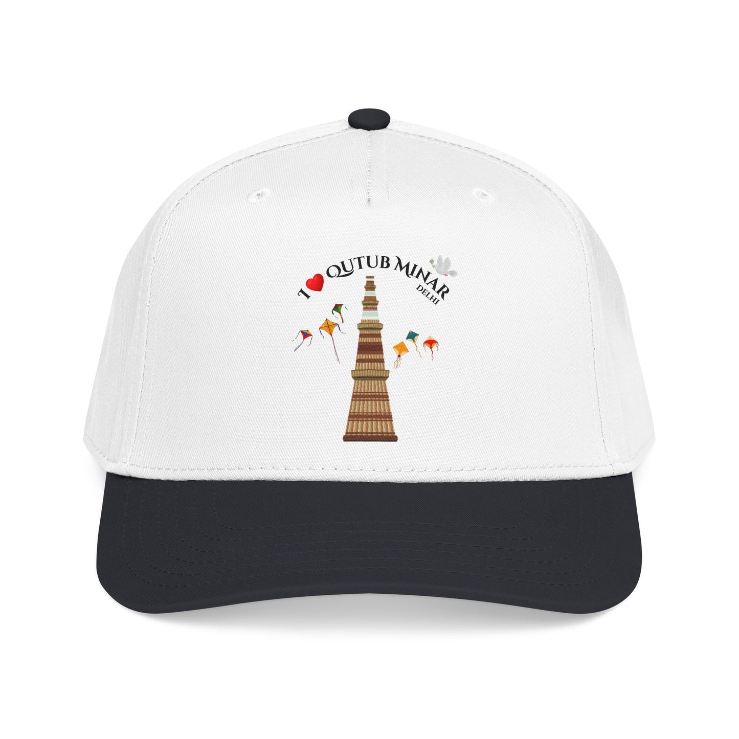 Qutub Minar Baseball Cap - Indian Landmark Souvenir