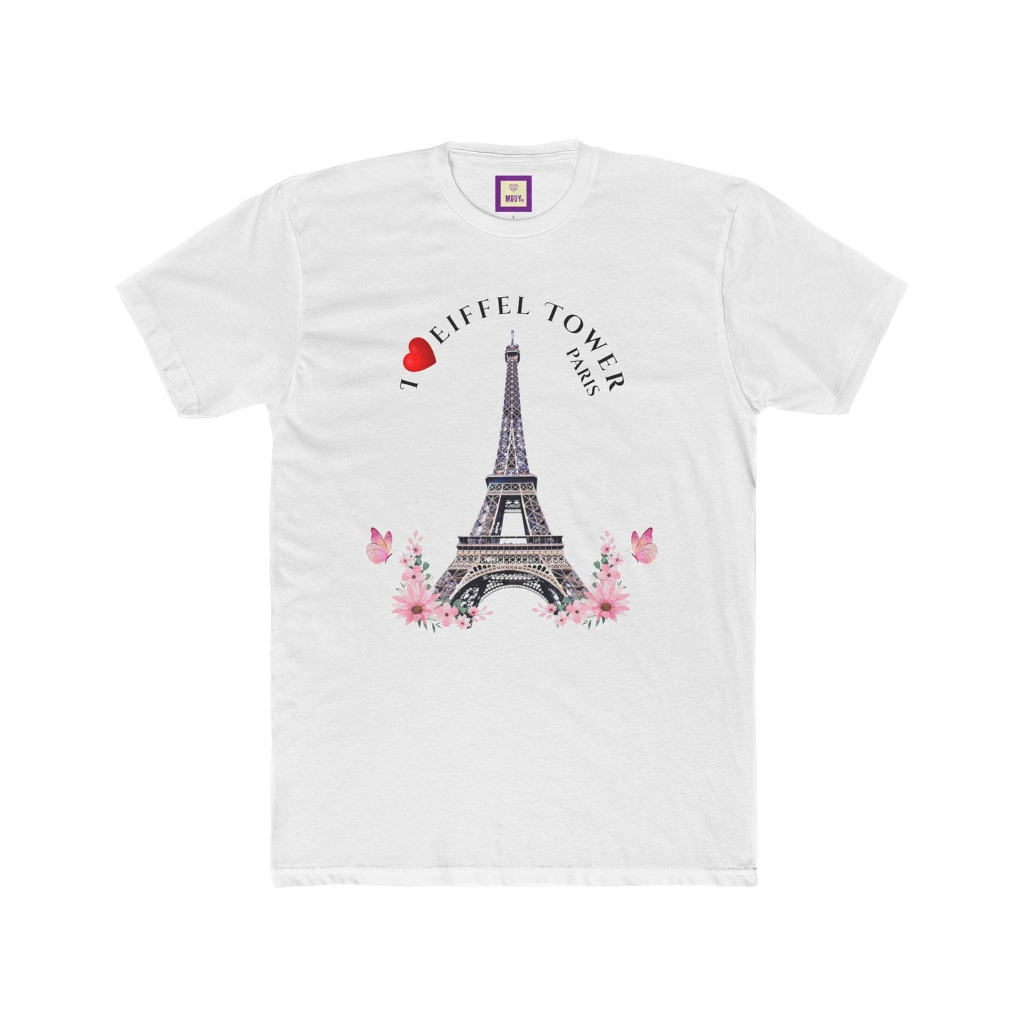 Eiffel Tower Floral Tee — Paris Souvenir T-Shirt