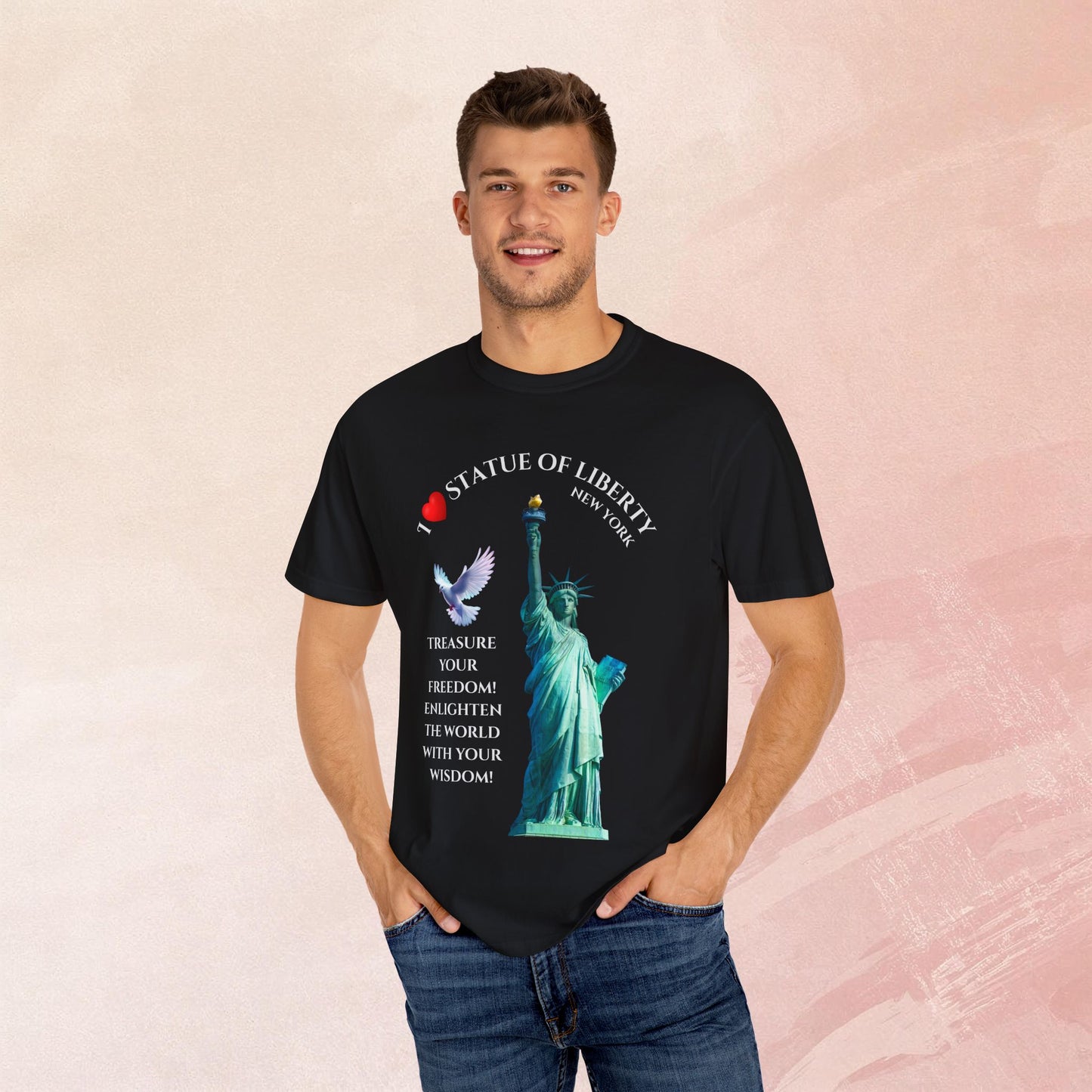 Statue of Liberty T-Shirt | New York Souvenir | Casual Wear