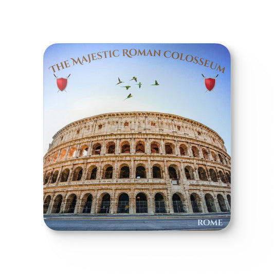 Colosseum Coaster Set — Rome Travel Souvenir