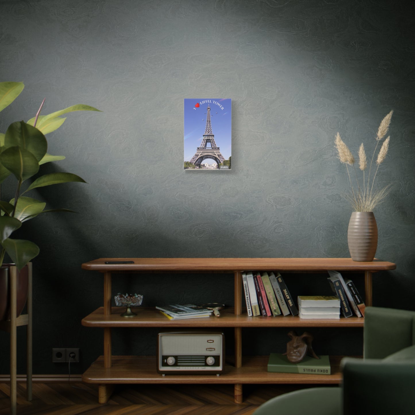 Eiffel Tower Matte Canvas Print — Designer Wall Art