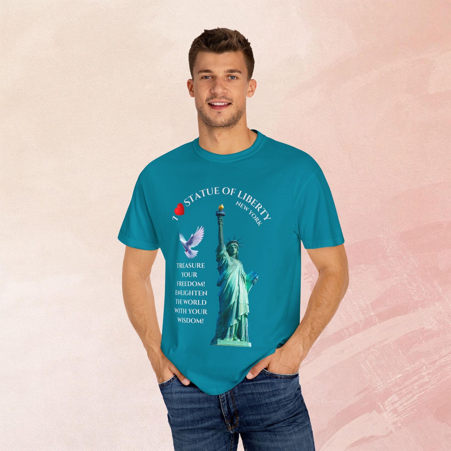 Statue of Liberty T-Shirt | New York Souvenir | Casual Wear