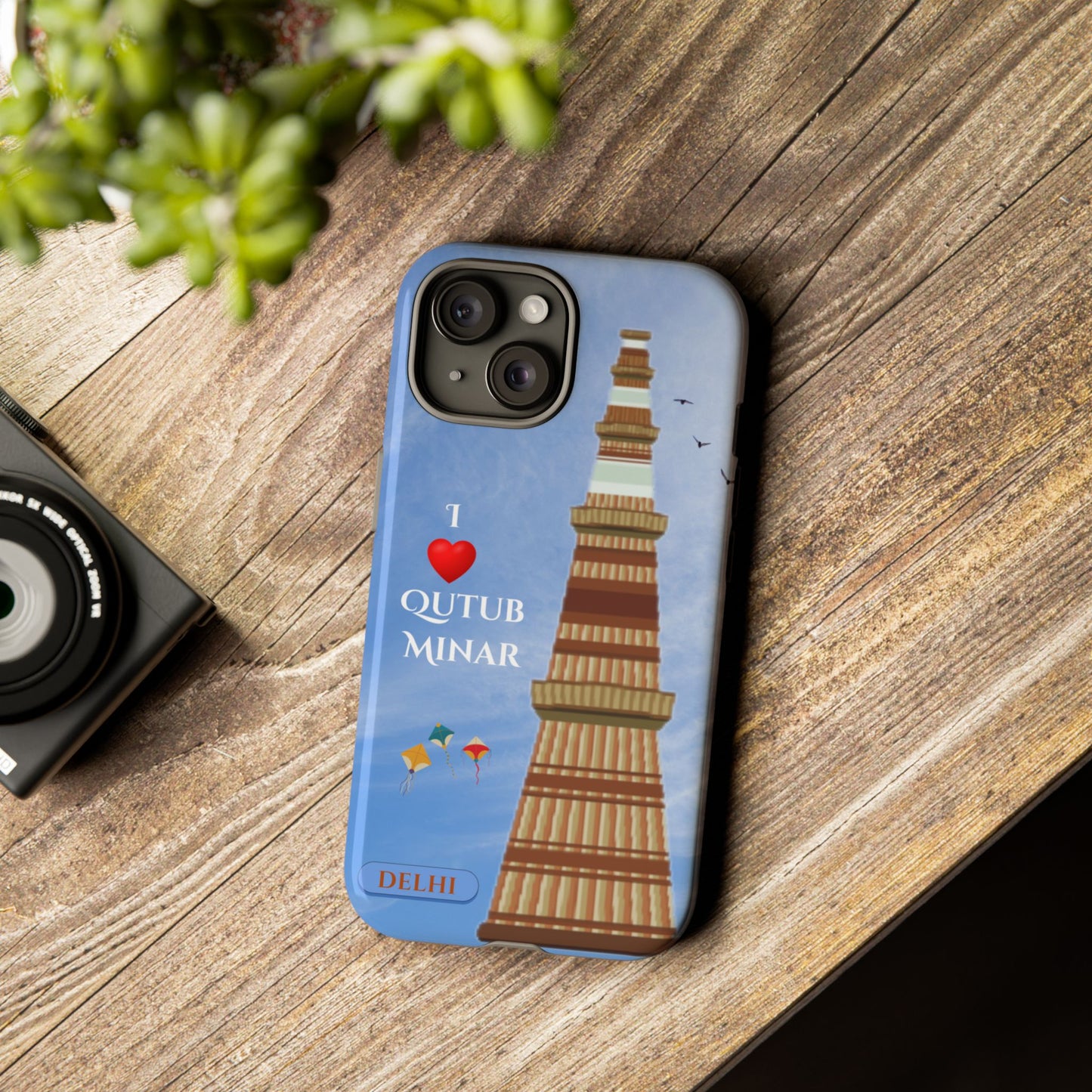 iPhone Case — Qutub Minar Delhi Protective Tough Case