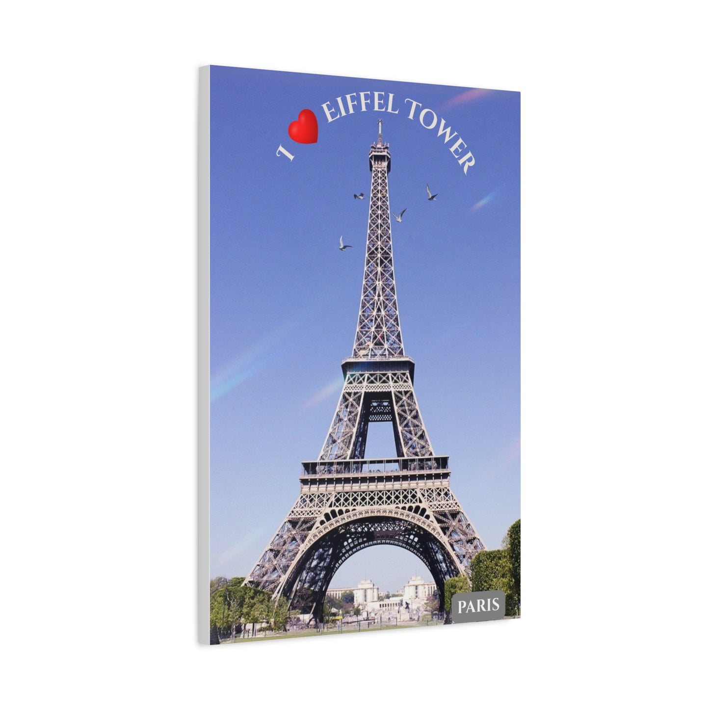 Eiffel Tower Matte Canvas Print — Designer Wall Art