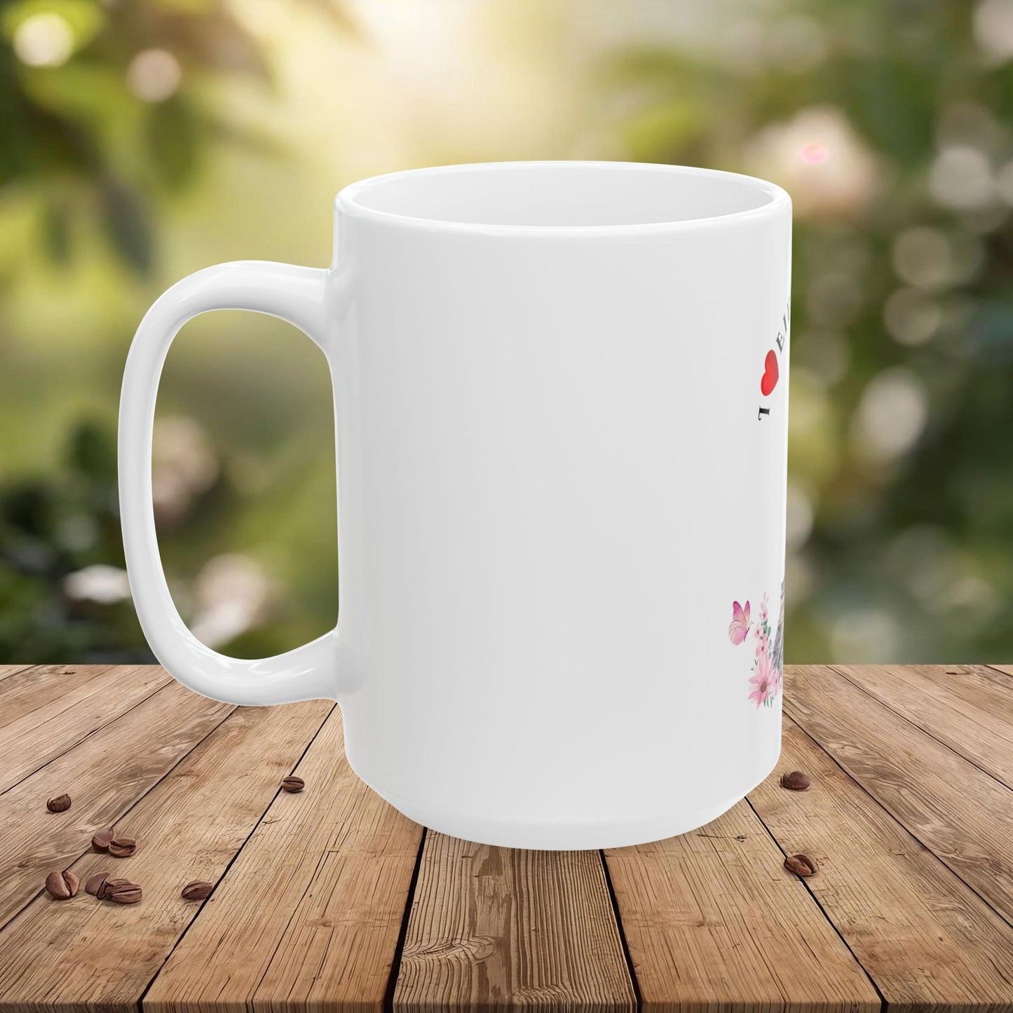 Eiffel Tower Ceramic Mug | Travel Souvenir | Cute Kitchen Decor