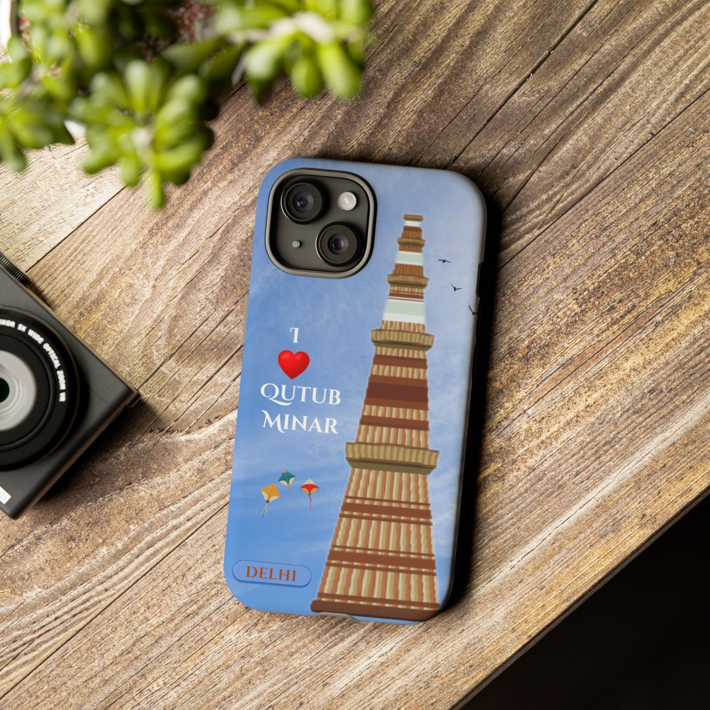 iPhone Case — Qutub Minar Delhi Protective Tough Case