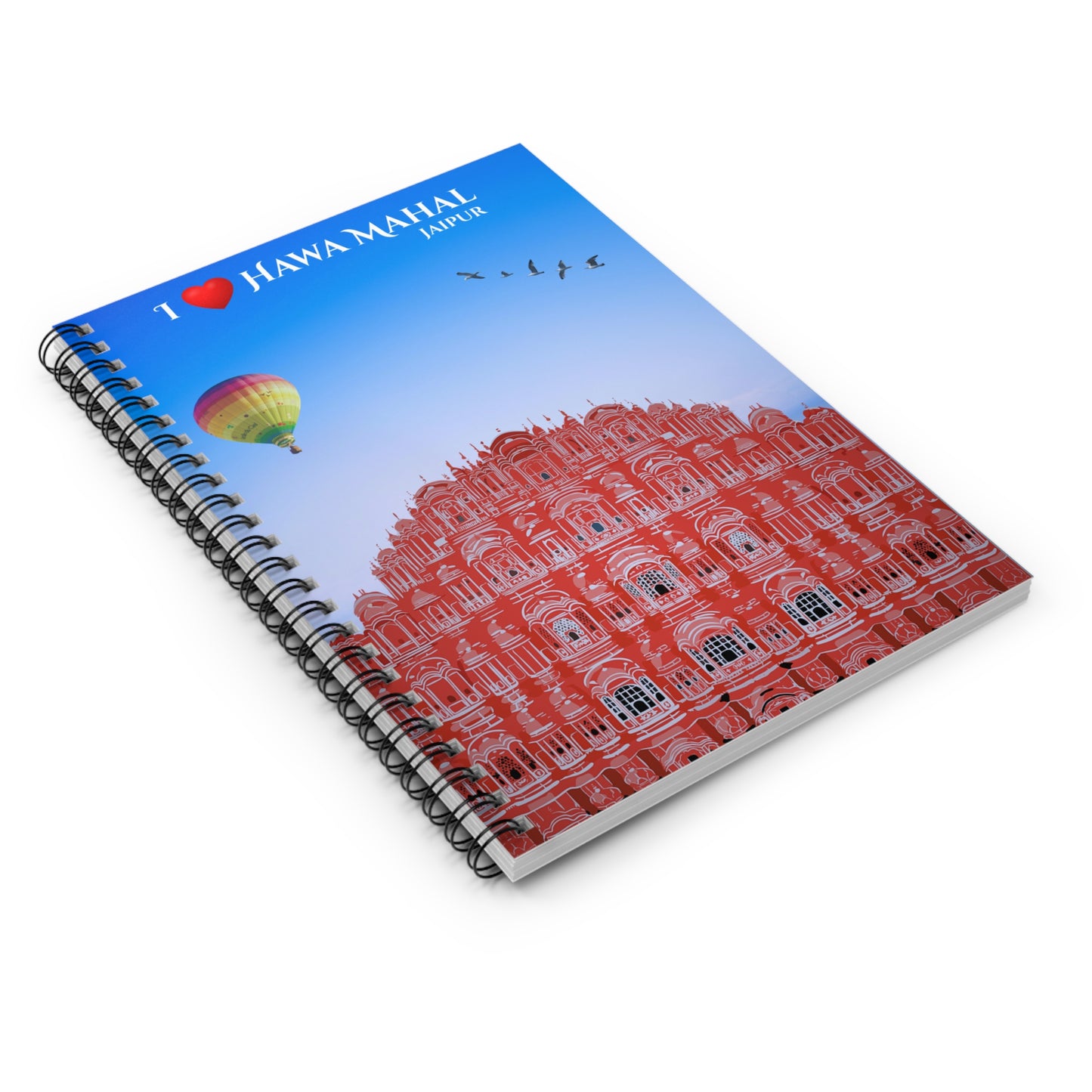 Hawa Mahal Jaipur Spiral Notebook — Traveler's Souvenir