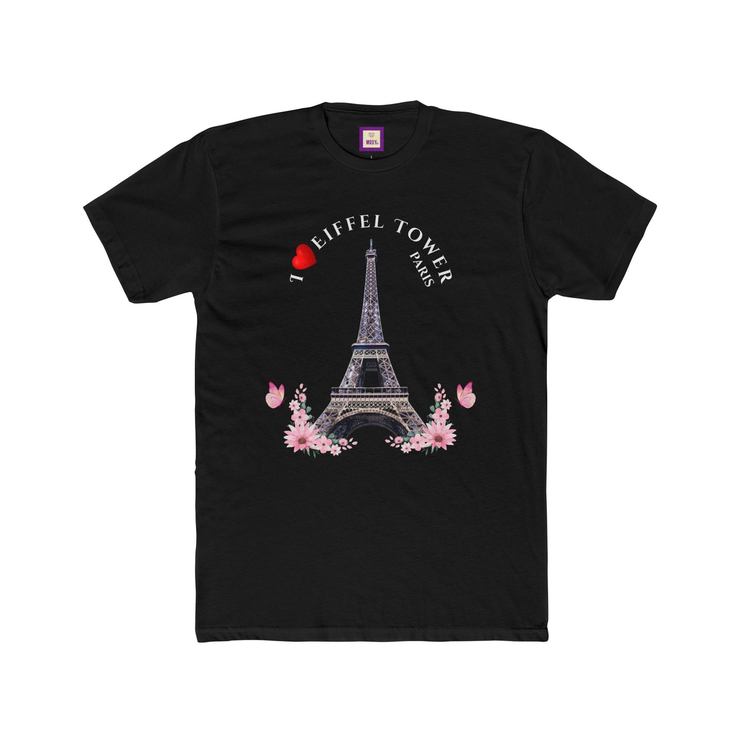 Eiffel Tower Floral Tee — Paris Souvenir T-Shirt