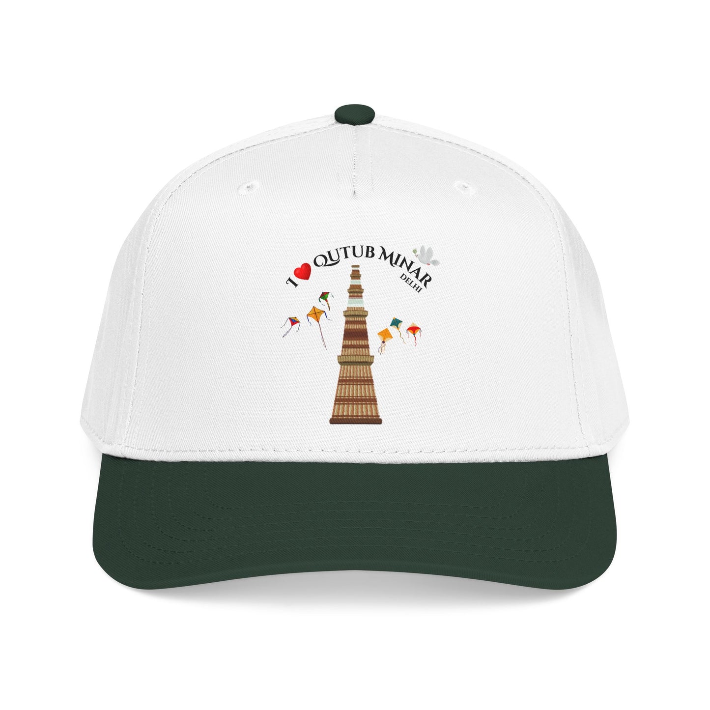 Qutub Minar Baseball Cap - Indian Landmark Souvenir