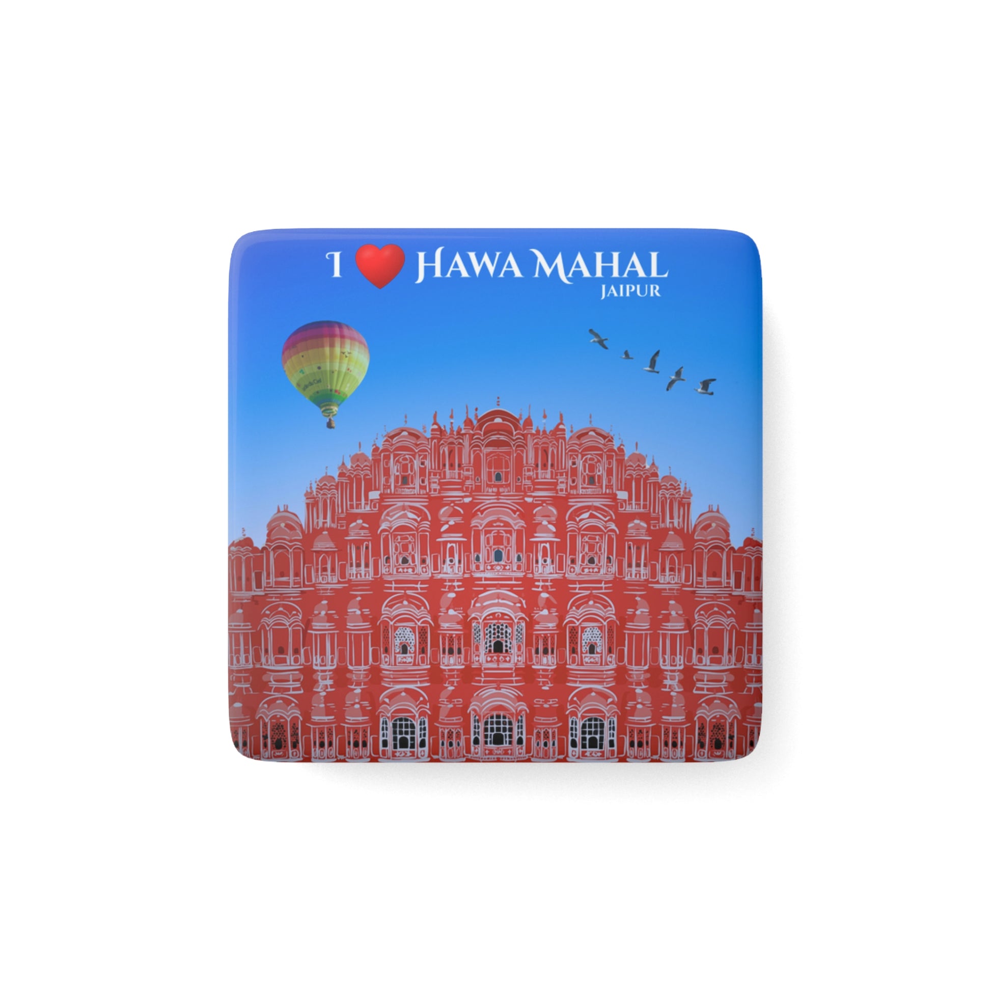 Hawa Mahal Jaipur Fridge Magnet — Travel Souvenir