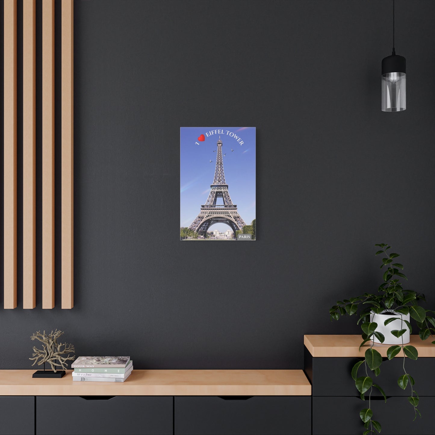 Eiffel Tower Matte Canvas Print — Designer Wall Art