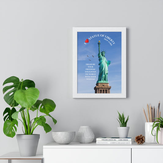 Statue of Liberty Framed Poster — NYC Wall Art