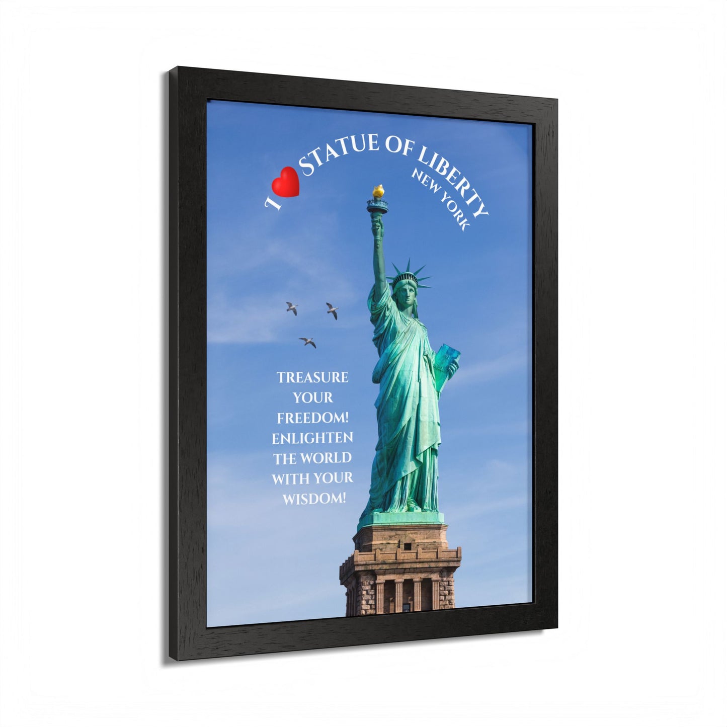Statue of Liberty Framed Poster — NYC Wall Art