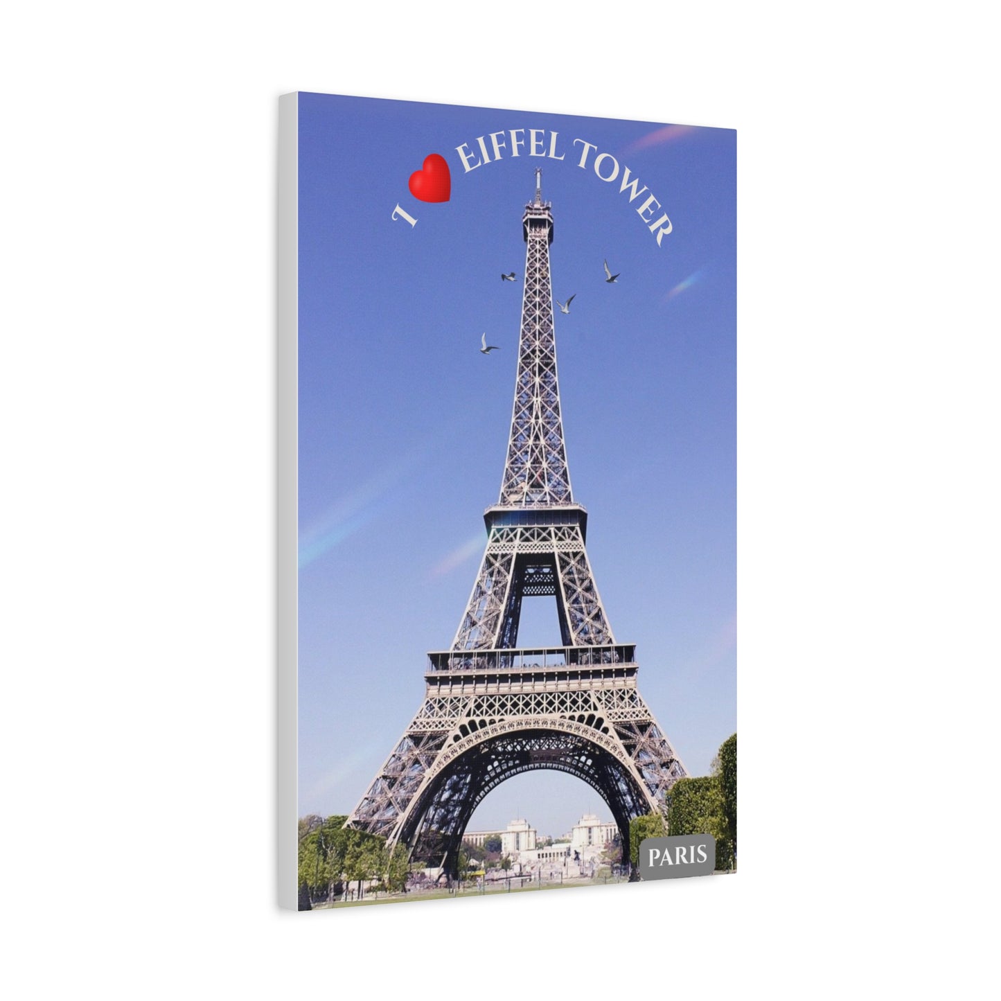 Eiffel Tower Matte Canvas Print — Stretched Wall Art