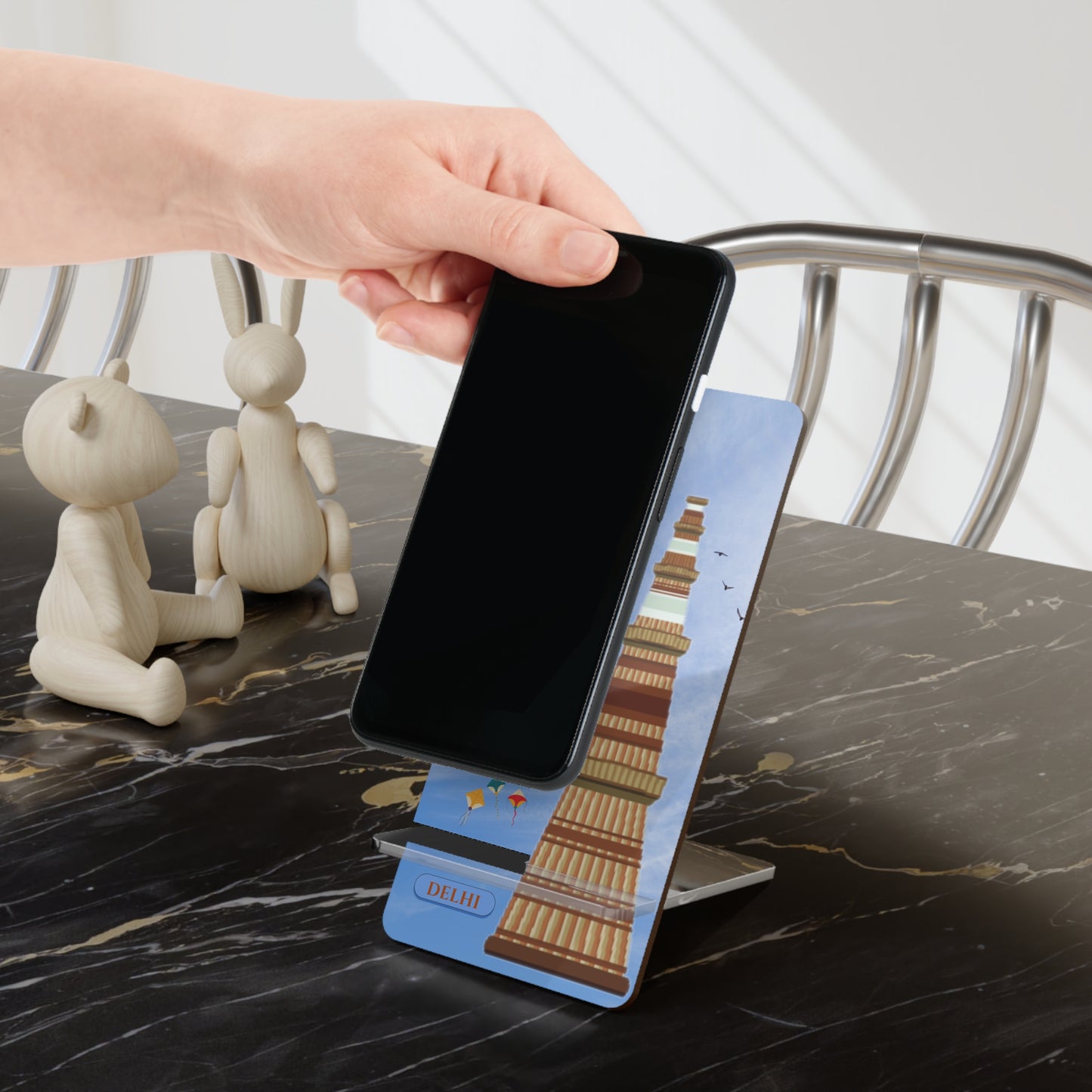Qutub Minar Phone Stand  Delhi Souvenir
