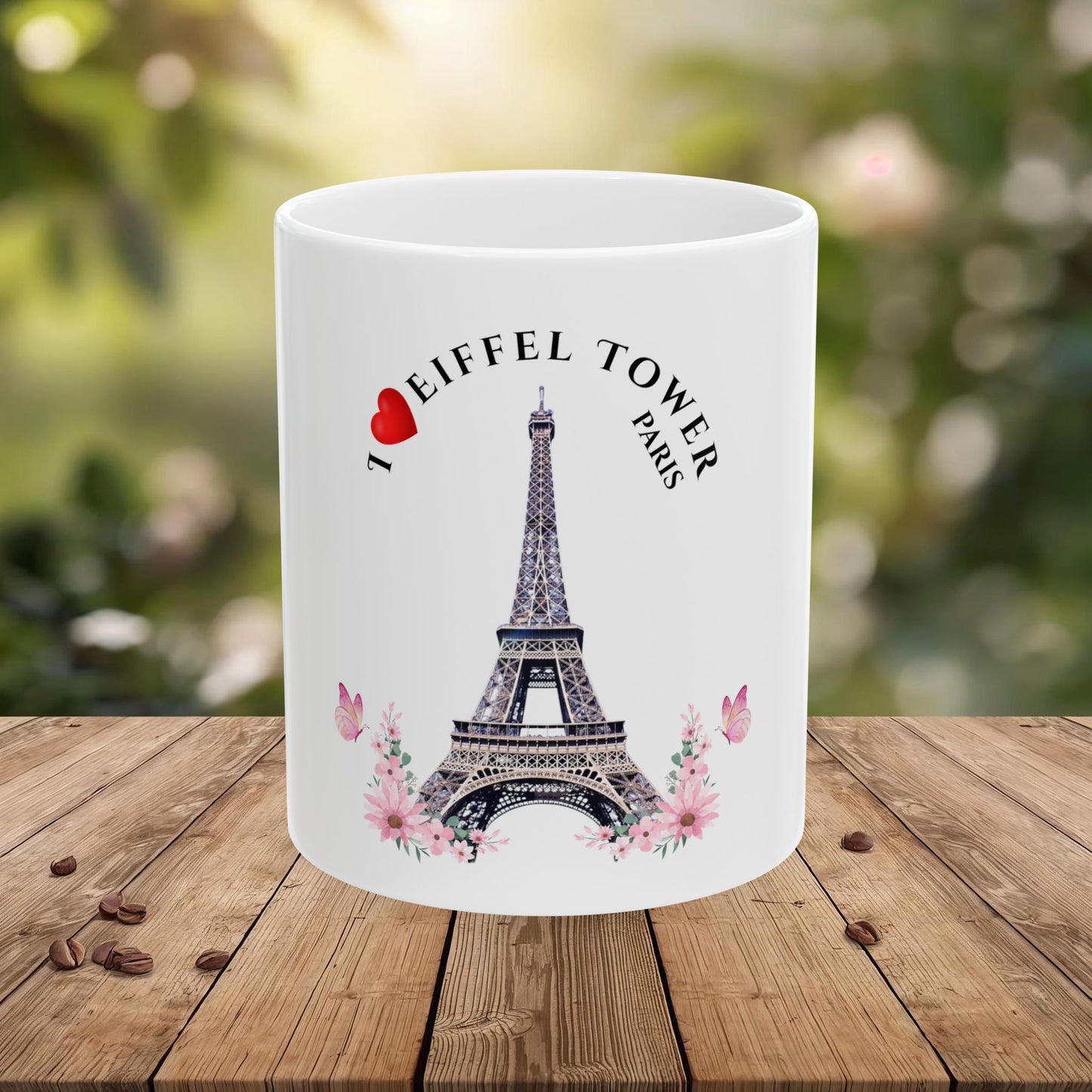 Eiffel Tower Ceramic Mug | Travel Souvenir | Cute Kitchen Decor