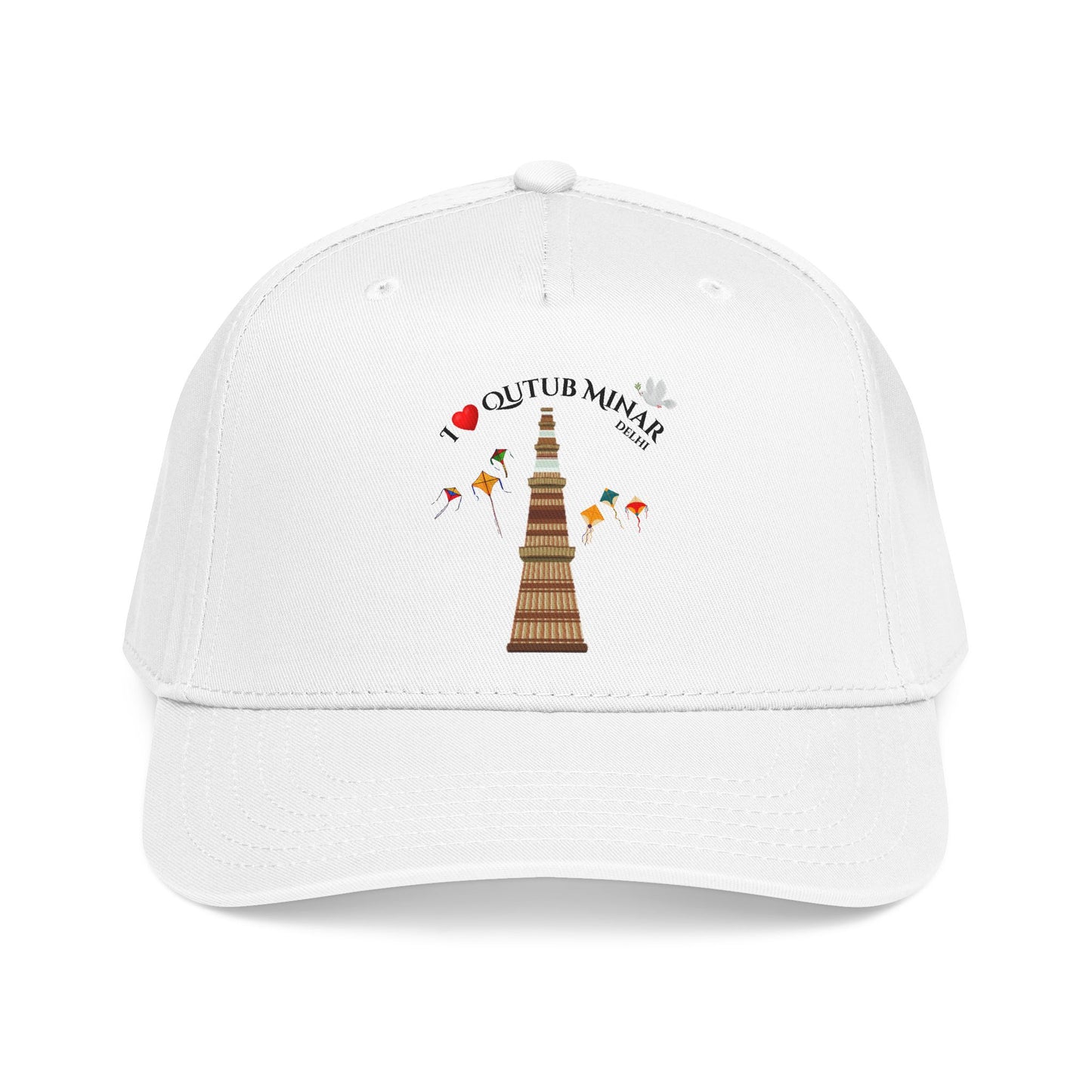 Qutub Minar Baseball Cap - Indian Landmark Souvenir