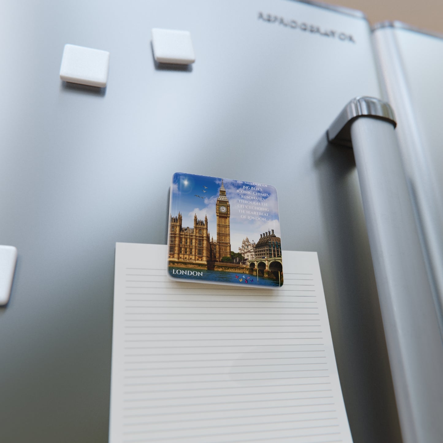 London Big Ben Fridge Magnet — Souvenir with Iconic Landmark