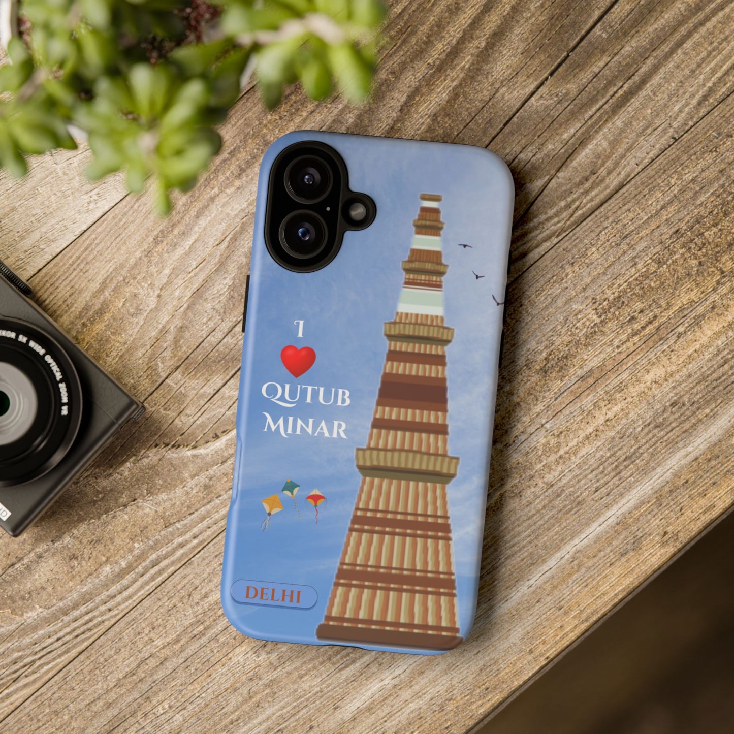 iPhone Case — Qutub Minar Delhi Protective Tough Case
