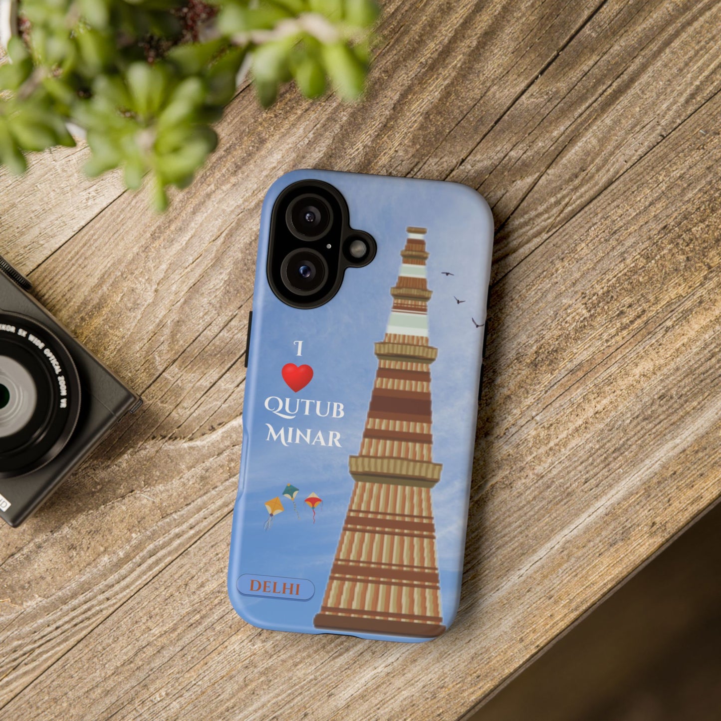 iPhone Case — Qutub Minar Delhi Protective Tough Case