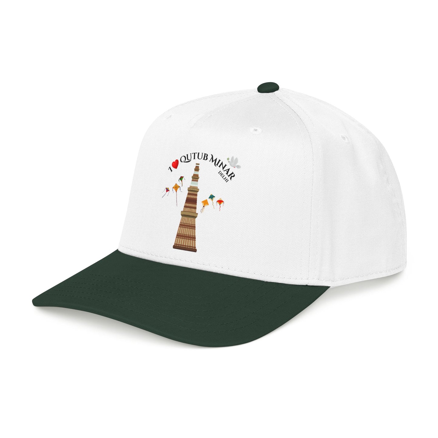 Qutub Minar Baseball Cap - Indian Landmark Souvenir