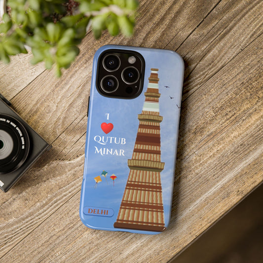 iPhone Case — Qutub Minar Delhi Protective Tough Case