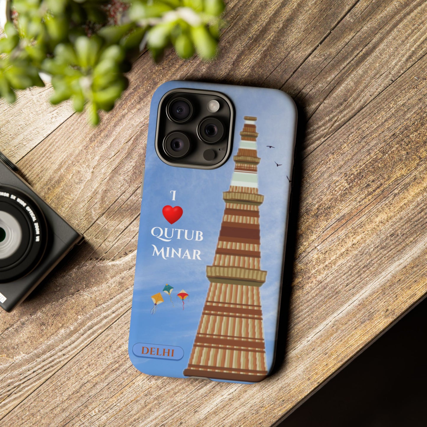 iPhone Case — Qutub Minar Delhi Protective Tough Case