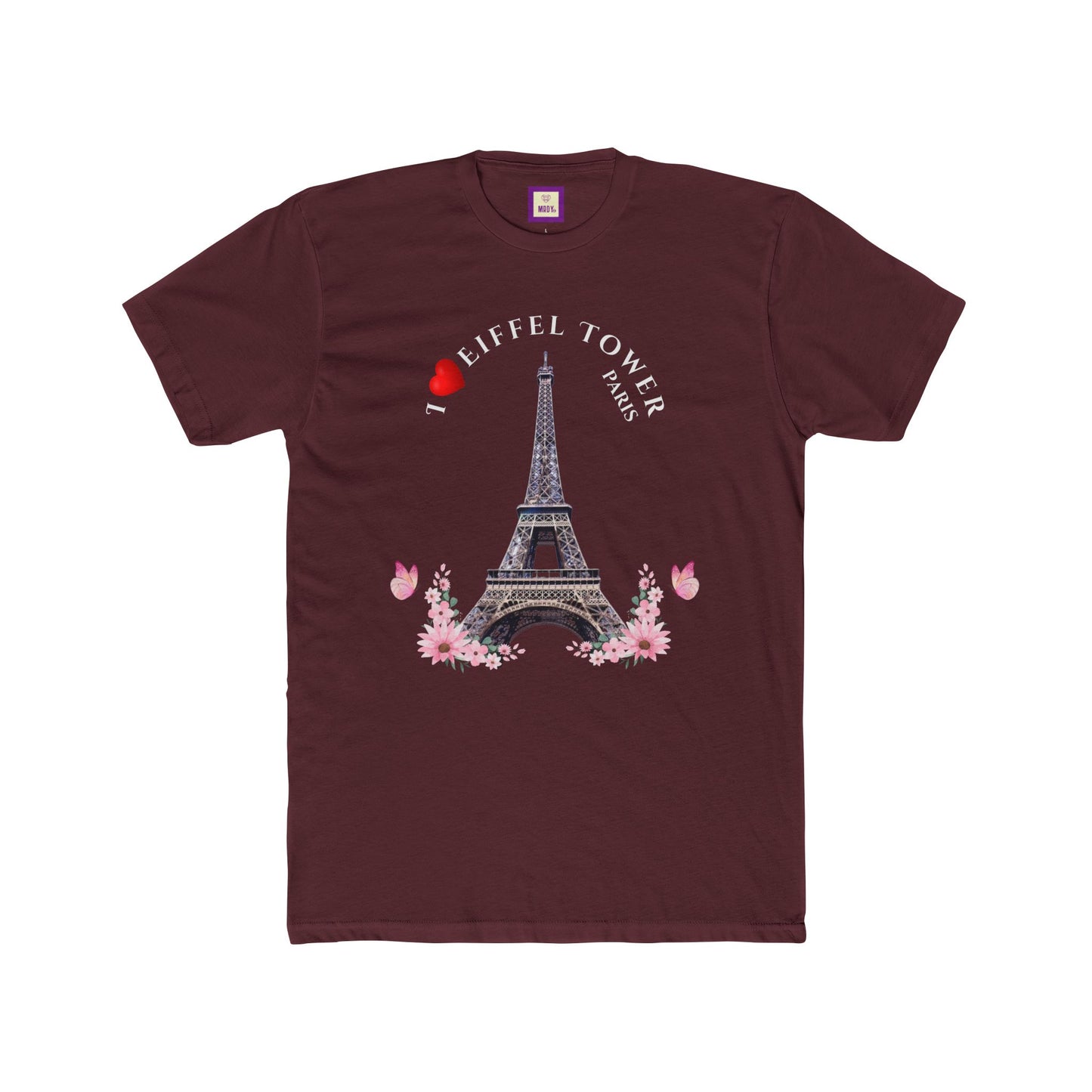 Eiffel Tower Floral Tee — Paris Souvenir T-Shirt