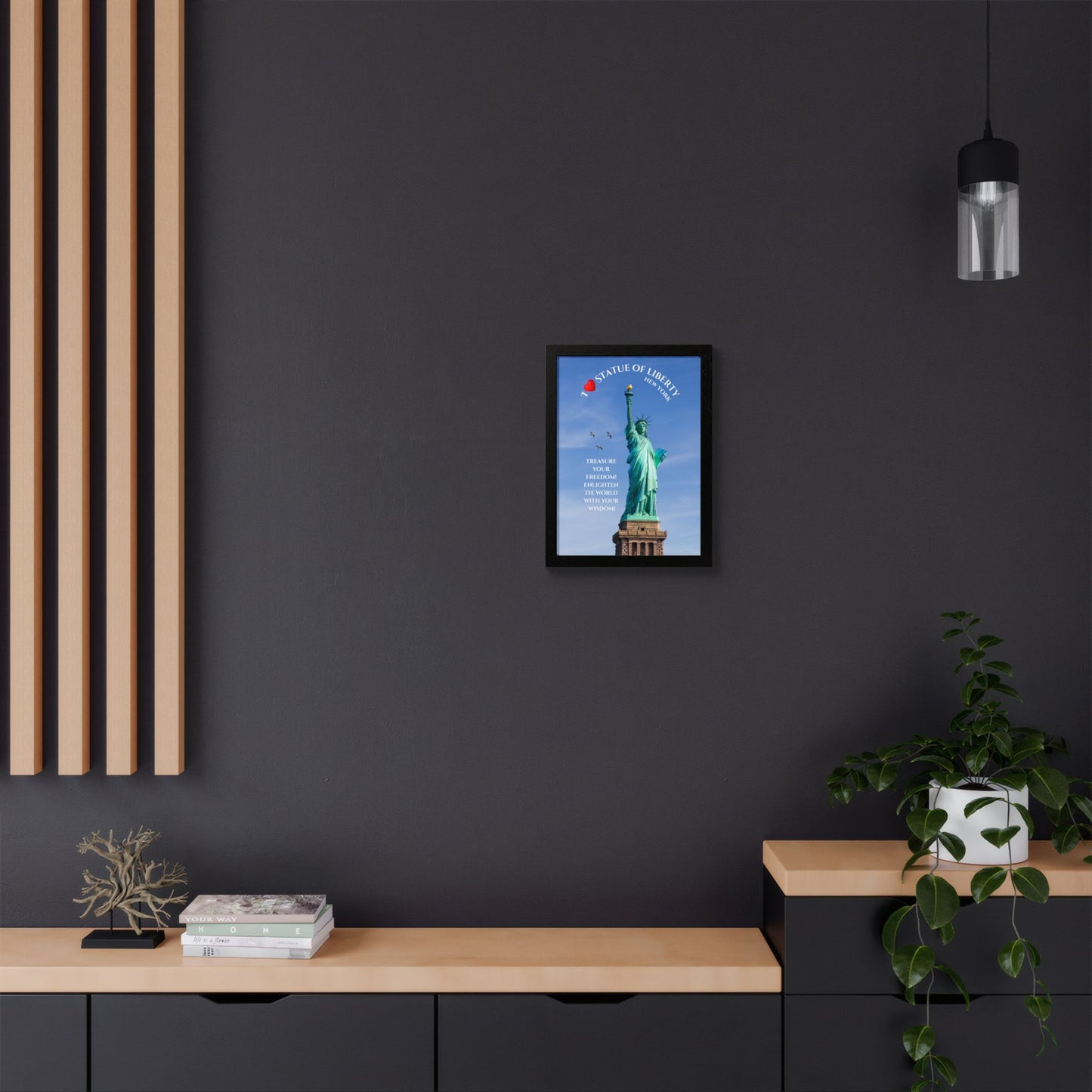 Statue of Liberty Framed Poster — NYC Wall Art